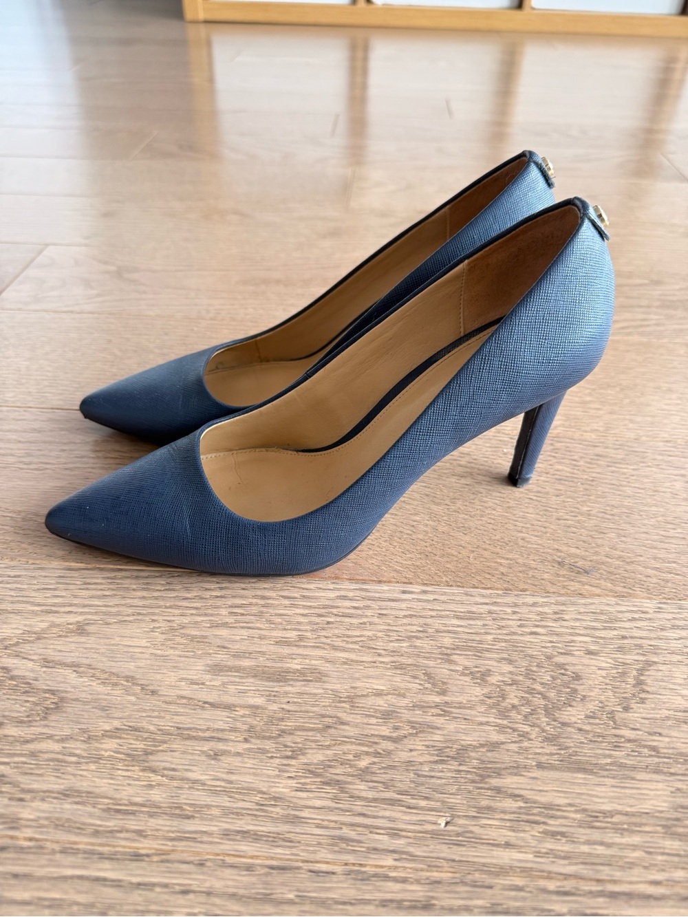 Michael Kors - Classic Pointed Toe Navy High Heel Pumps
